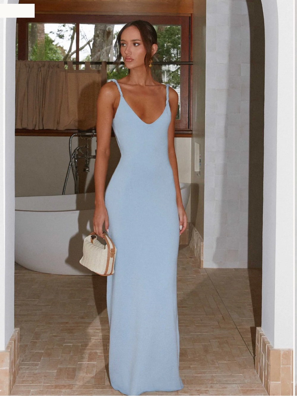 Peppermayo baby blue maxi dress